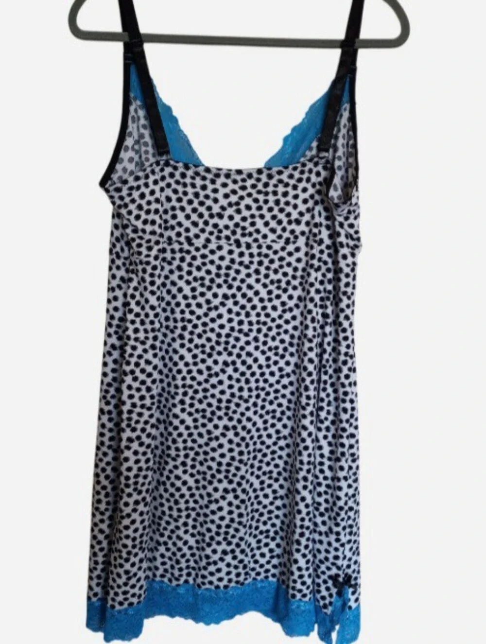 Delta Burke Intimates Nightgown Chemise Lace Cheetah Animal Print Plus Size 3X